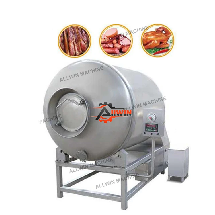 Industrial 1200l vacuum sliced meat fried chicken hamburger pot-stewed tumbler automatic fish tumbler machine