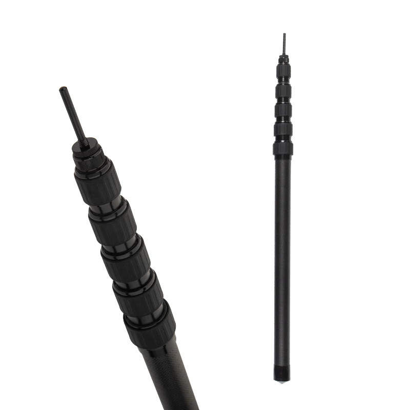 2.6M Plastic Telescopic Tube Connector 3M 5M Carbon Fiber Telescopic Pole