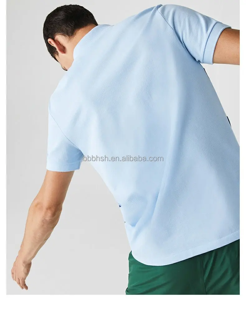 Original Quality Classic Short Sleeve Polo Shirt for Men La Coste Sports Casual Breathable 100% Cotton Silim Polo Shirt for Men