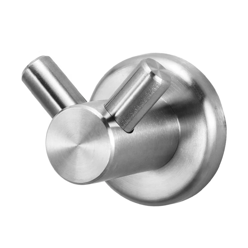 Traditional Towel Clothes Hook Hanging Metal Double Robe Hooks for Bathroom Bedroom