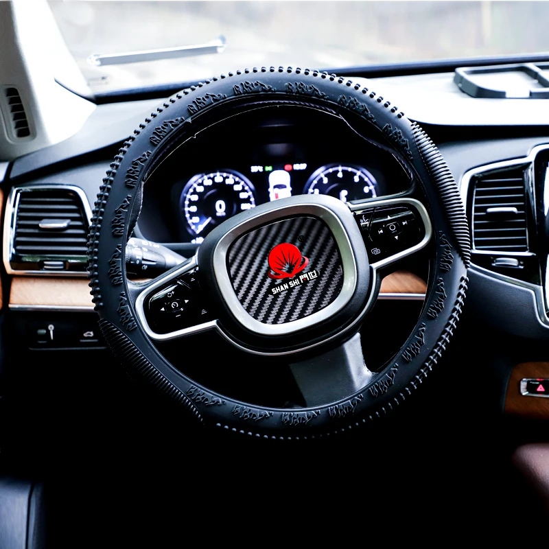 Фабричное производство, разноцветный нескользящий Силиконовый чехол на руль автомобиля