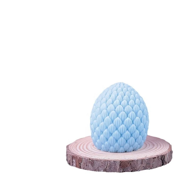 Early Riser New Christmas Ornament Grinding DIY Aromatherapy Three-dimensional Pine Cone Silicone Candle Mold Easy to Release