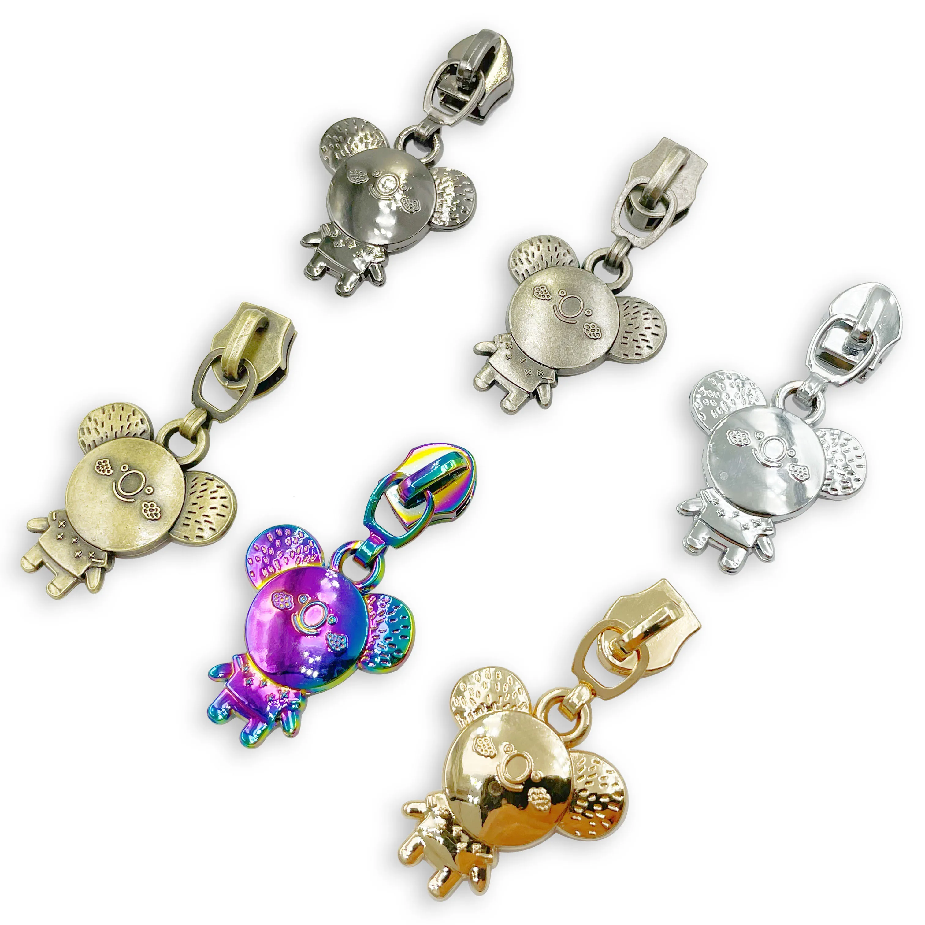 hot sales high quality custom shape metal zipper pulls