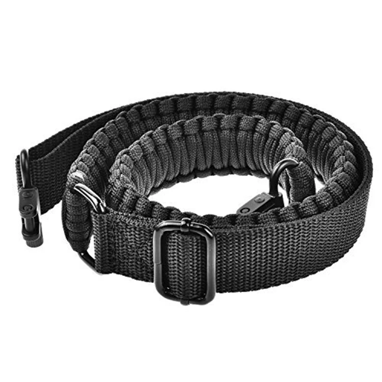 Тактический наплечный ремень, 2 точки, регулируемый Паракорд, 7 ядер, веревочный ремень, нейлоновая Пряжка, аксессуары для ремня