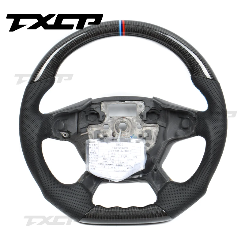Carbon Fiber Steering Wheel For Ford Escape1 Focus ST RS Fiesta MK2 MK3 Led Steering Wheel