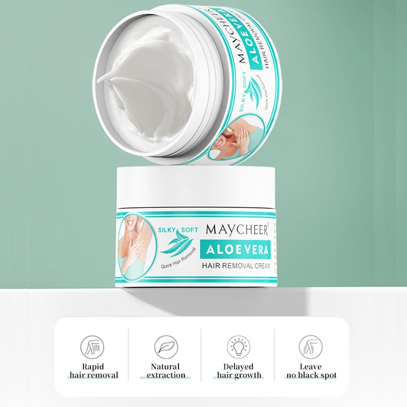 Maycheer Efficiency Private Label Natural Organic Full Body Painless Depilatory Permanent Hair Removal Cream For Women