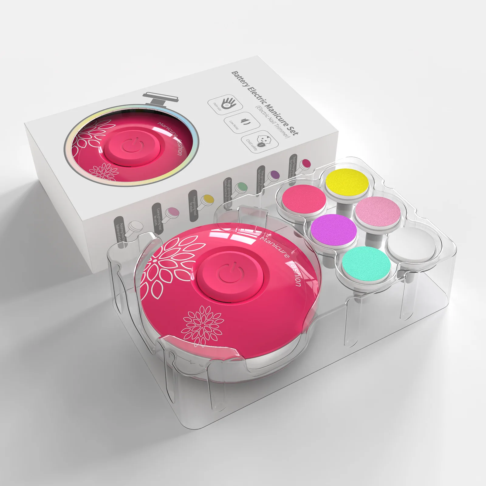 Safe Electric Baby Nail Trimmer Toes Fingernails Care Trim Newborn Toddler Toe Fingernails Electric Nail Trimmer