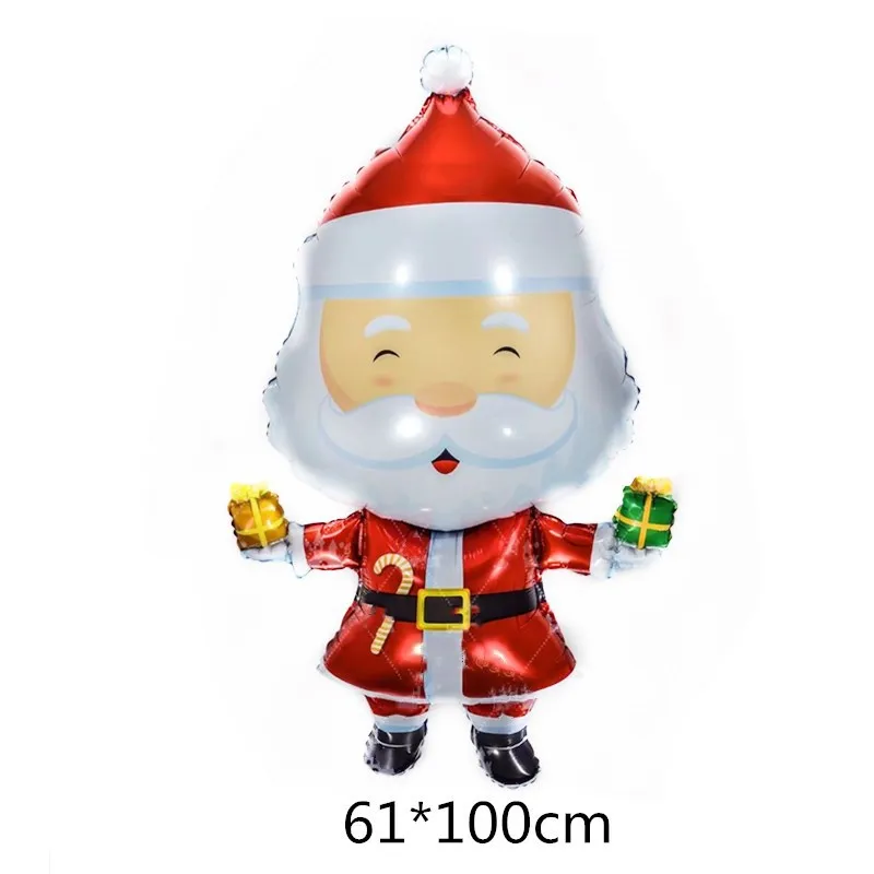 Merry Christmas Decoration Balloons Theme Party Foil Christmas Mylar Tree 4D Foil Balloon