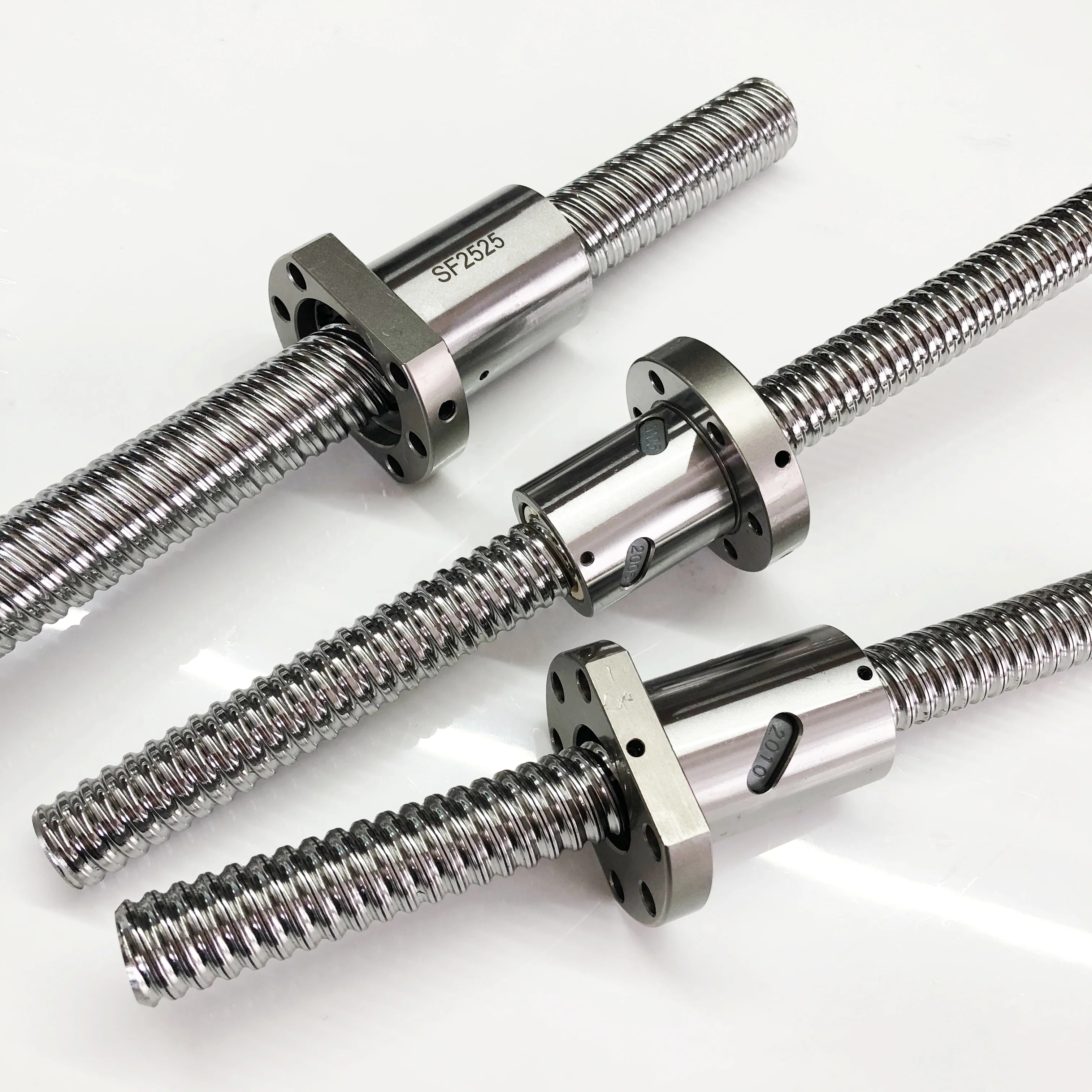 ball screw Precision stepper motor actuator shaft support miniature ball lead screw double nut linear guide 2005 sfu ball screw