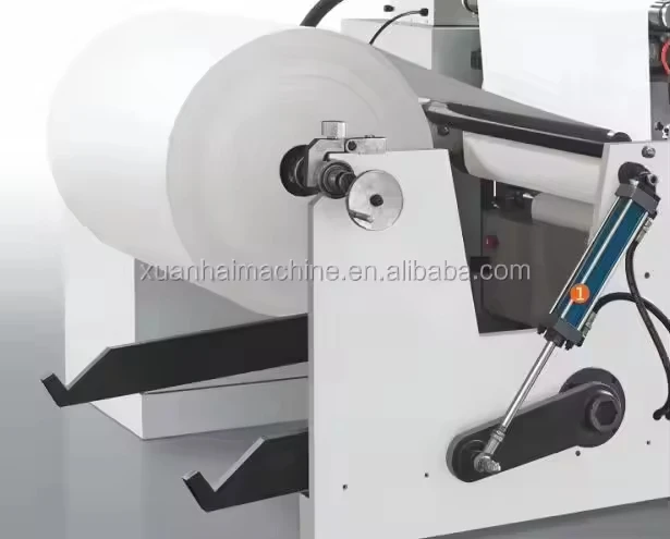 Adhesive Sticker Flexo Label Printing Machine 6 Colors Labels Paper Roll To Roll Die Cut Flexographic label making machine