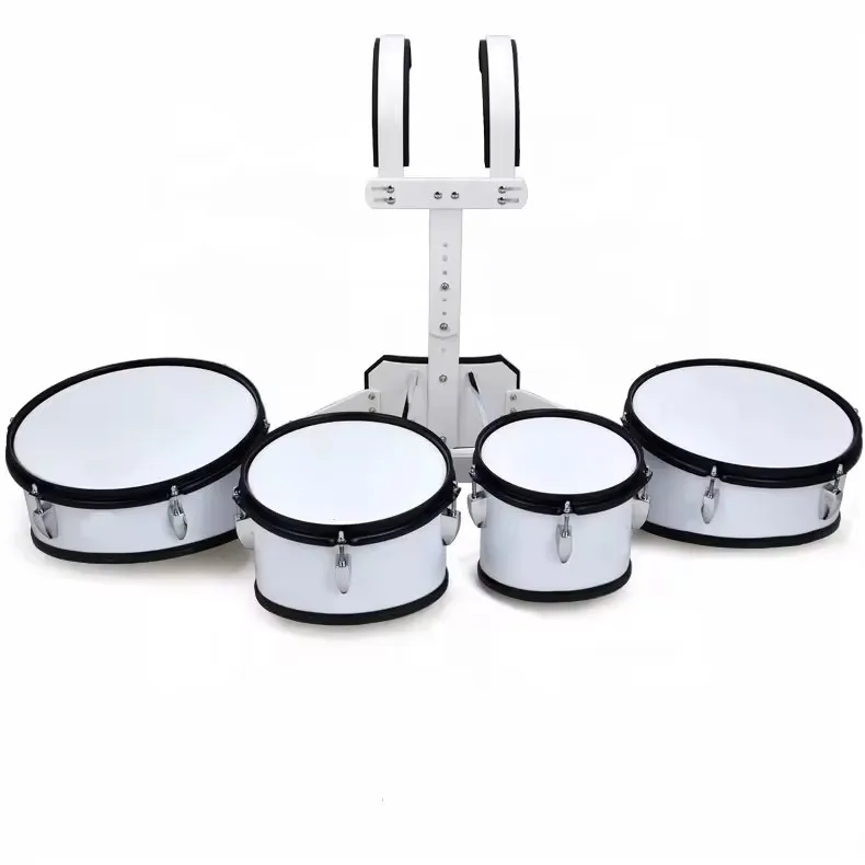 8+10+12+13 inch MARCHING drum professional 4pcs combined travel drum set kit with Sticks