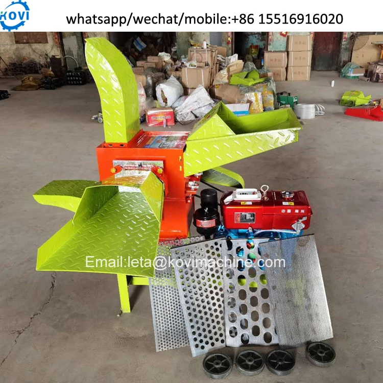 chaff cutter green chaff cutter for dry and fresh grass forage chopper for animal feed