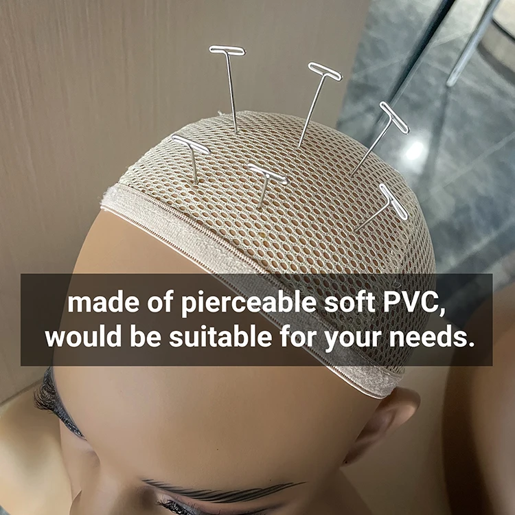 HUAYANG Wholesale High Quality PVC Glam Black Realistic Female African American Wig Manequine Mannequin Head With Shoulder