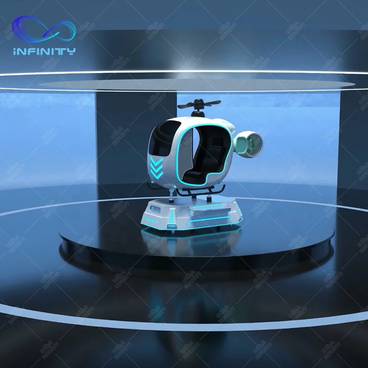 Virtual Reality VR Flight Simulator 9d Vr Airplane Flight VR Aircraft Plane Flying Simulator With 360 Degree 1/2 Seats