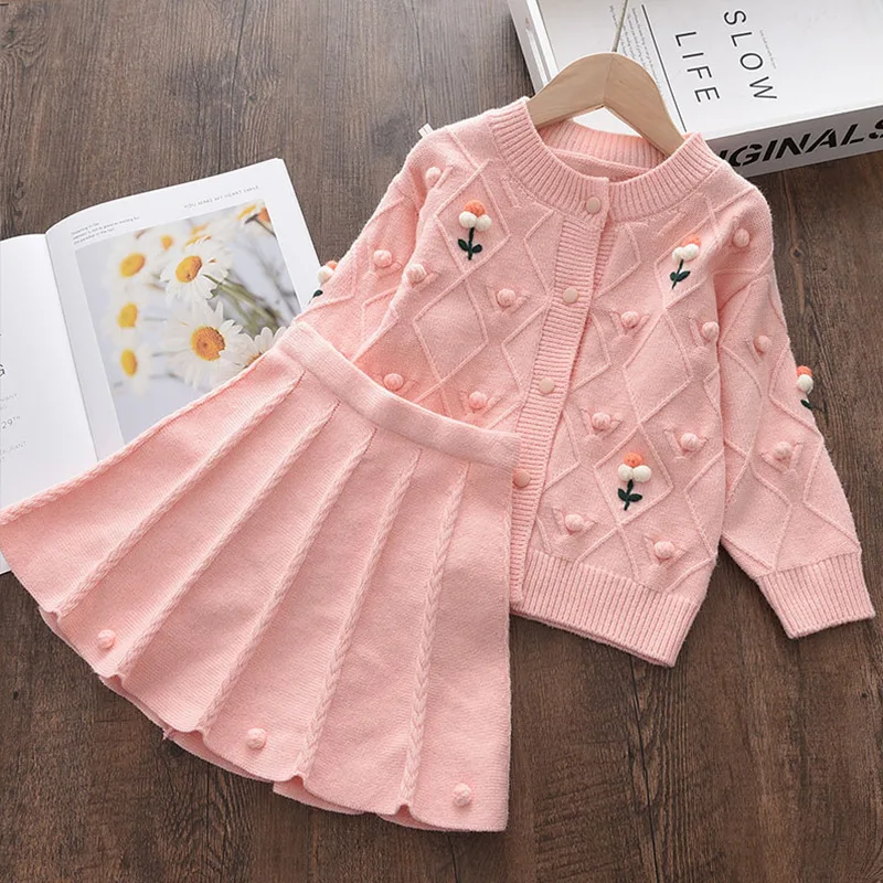 Spring Clothes for Kids Girls dresses summer skirt two piece of set skirt Girls clothing sets children clothes princesses dress