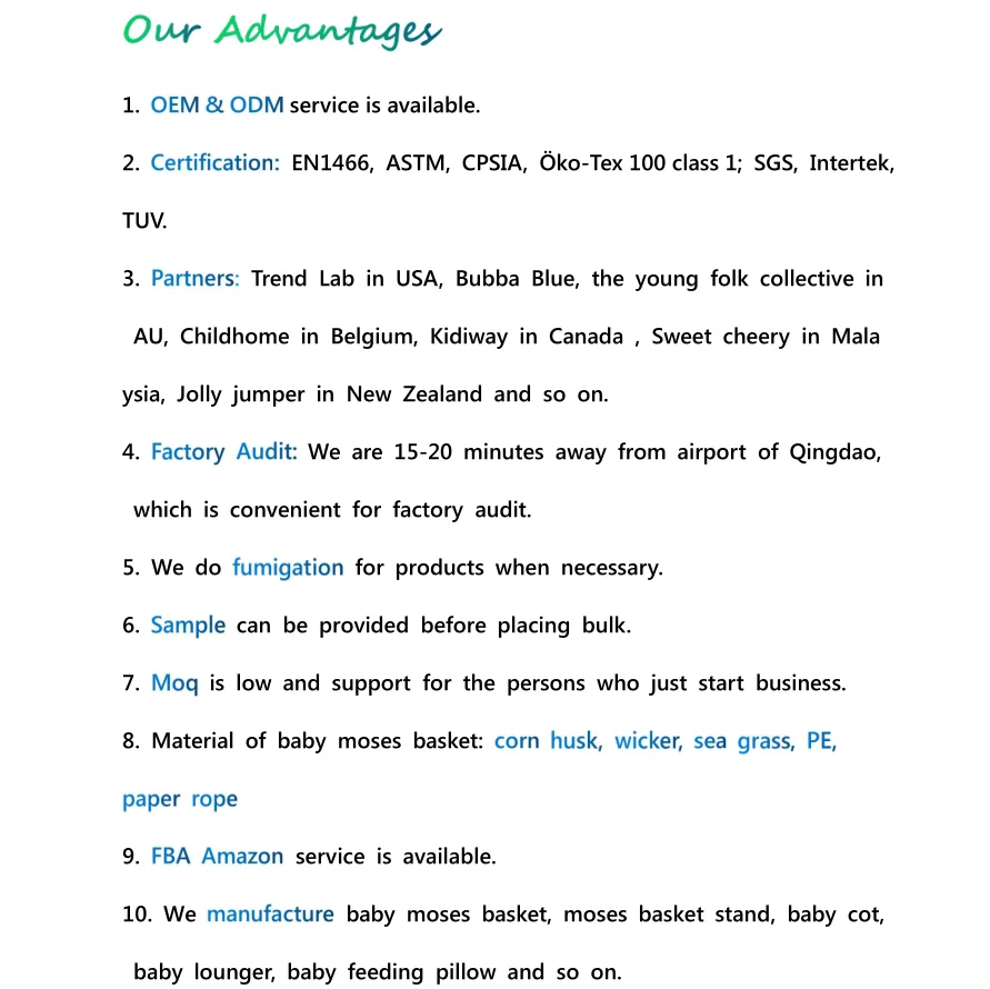 Hot sell moses baby basket bassinet with fixed stand