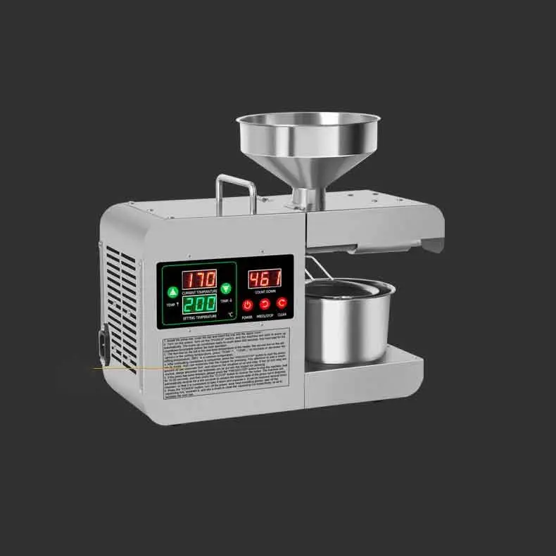 Cooking oil making sunflower seed cold oil presser sesame peanut soybean oil press machine