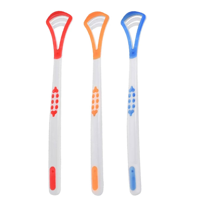 Amazon hot sales custom plastic tongue scraper set tongue cleaner