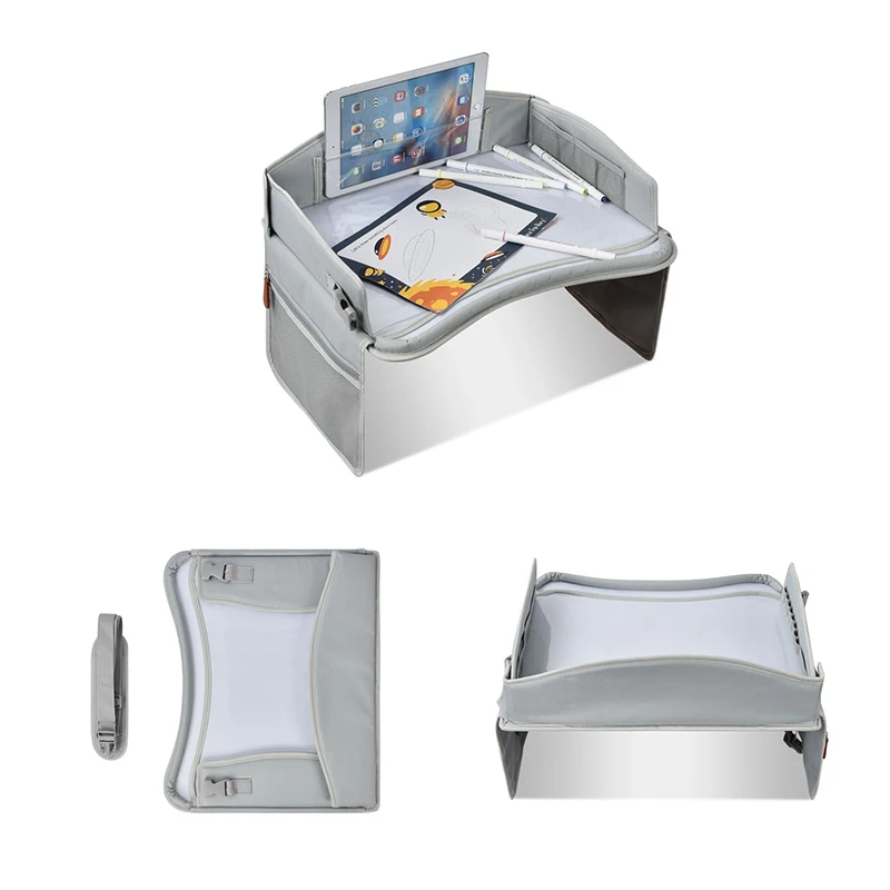 New car seat child toy tray folding storage drawing board painting bag