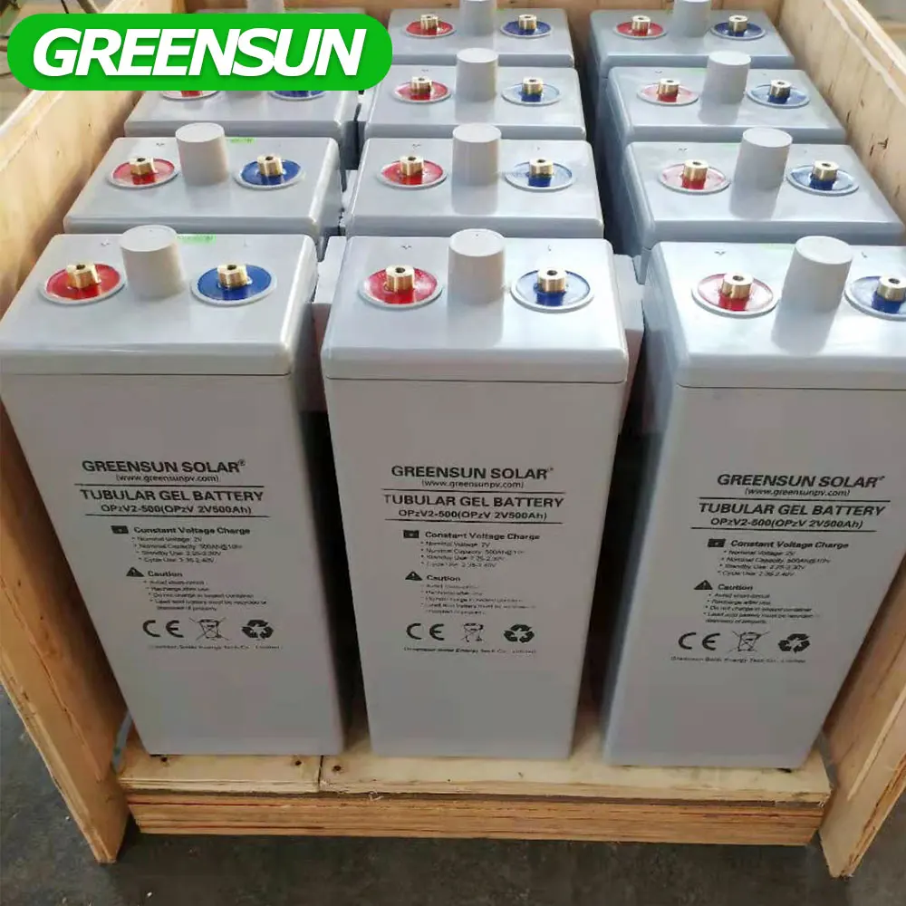 Cheap Price OPZV 2v 200-3000ah Storage Battery Solar Battery Tubular Plate Gel Battery for Solar System