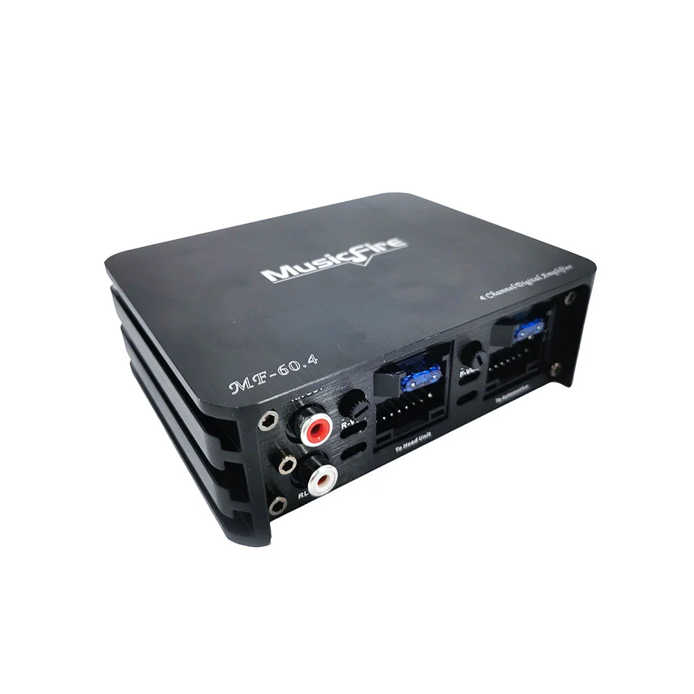 factory Hot selling cheap price car audio DSP amplifier processor with amp  support computer / phone(MF-60.4)