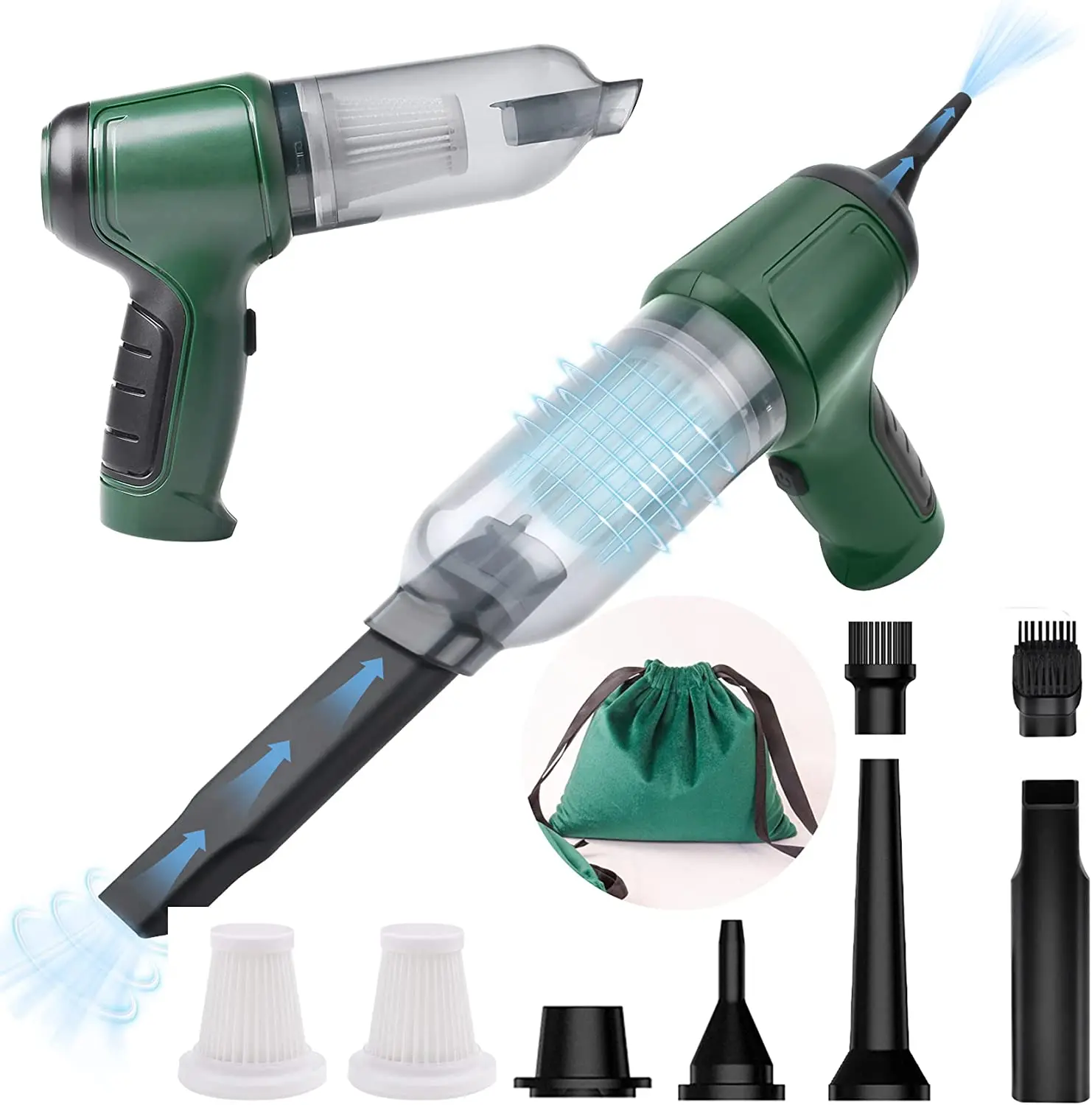 HF107 Car Accessories Wireless Mini Vacuum Cleaner Small And Light Wireless Vacuum Car Vacuum Cleaner