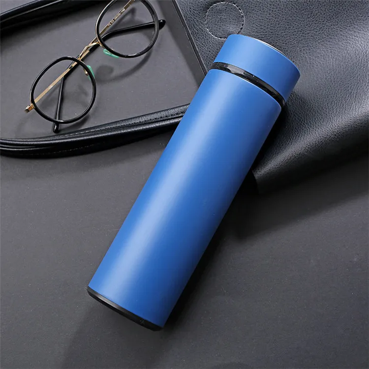Custom Logo Smart Led Temperature Display Insulation Bottle Sublimation Stainless Steel Intelligent Vacuum Flask
