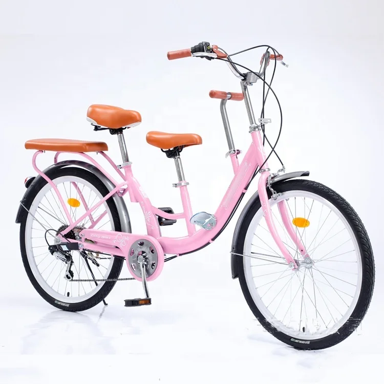 26-inch variable speed family bike Mother bike two-seat bicycle