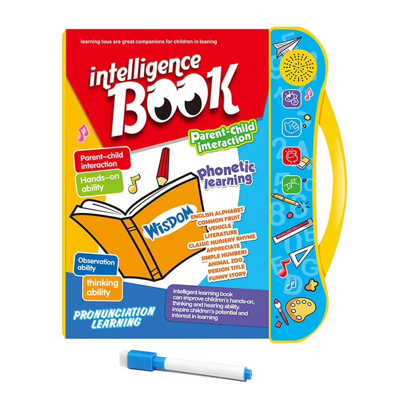 Montessori Busy Book Stem English Study Book Learning Materials for Toddler Educational Learning Toys Intelligence Development