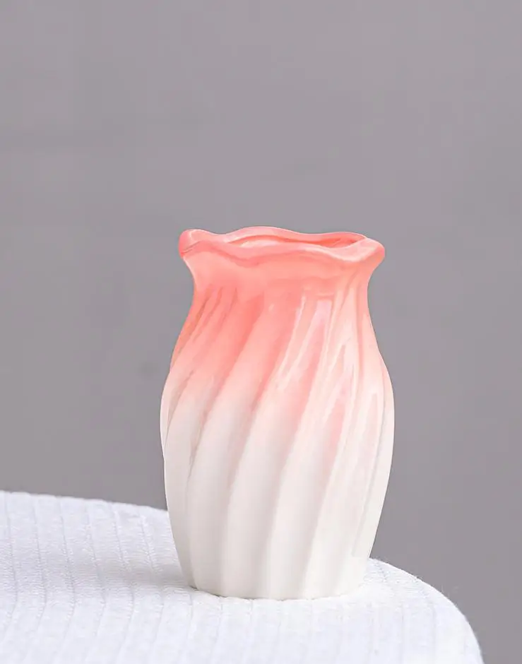 Creative Cross-Border Ceramic Vases Home Furnishings Ocean Waves Design Living Rooms Hydroponic Flower Pots Fresh Flower