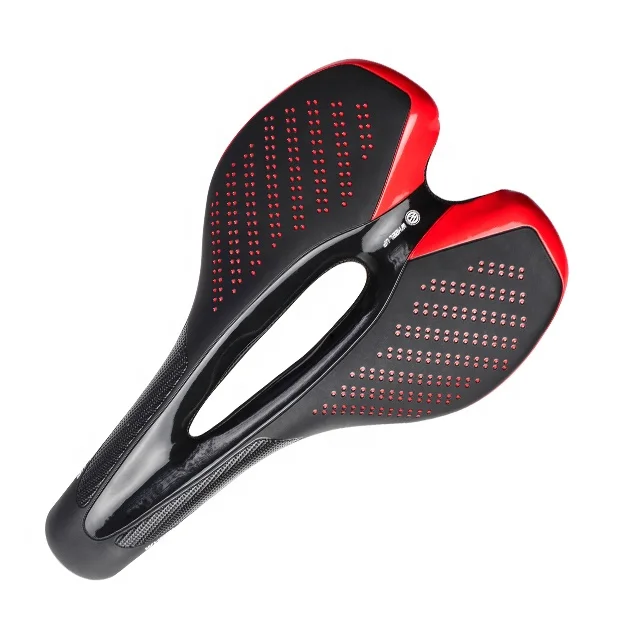 WHEEL UP Comfortable Bike Seat Replacement Bicycle Saddle -PU Leather Bicycle Seat With Polyurethane Foam Pad