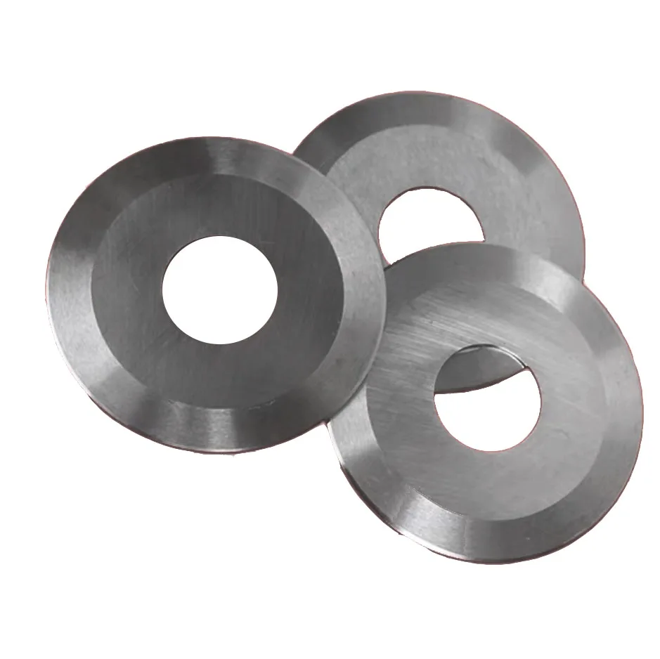 80*22*1.2 SKD-11 Accurate Dished Small Hole Round Slitting Shear Cutter Blade Slitter Roller Circular Dish Knives For Foil