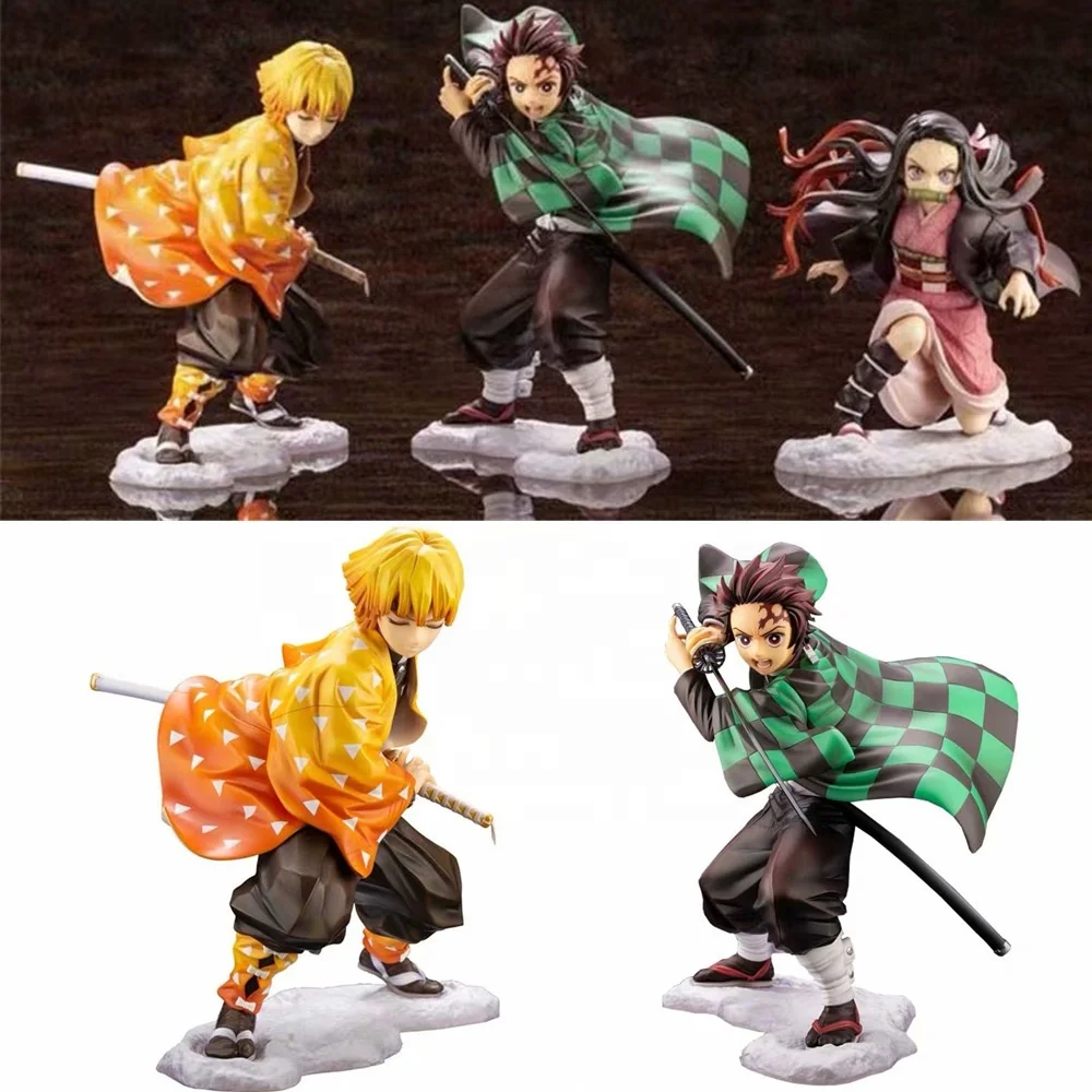 DL2446 5 видов стилей Лидер продаж убийца демонов Kamado Nezuko/Tanjirou/Agatsuma Zenitsu/Hashibira Inosuke Kimetsu no Yaiba ПВХ фигурка