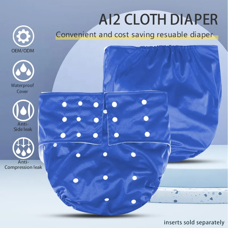 Adjustable Size PUL Waterproof Cloth Nappies Reusable Diapers Adult Diaper Super Size for 50~110kg