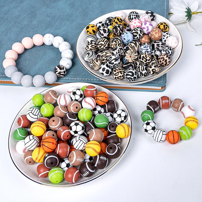 B181 Ball 15mm Transfer Silicone Beads Pen Making