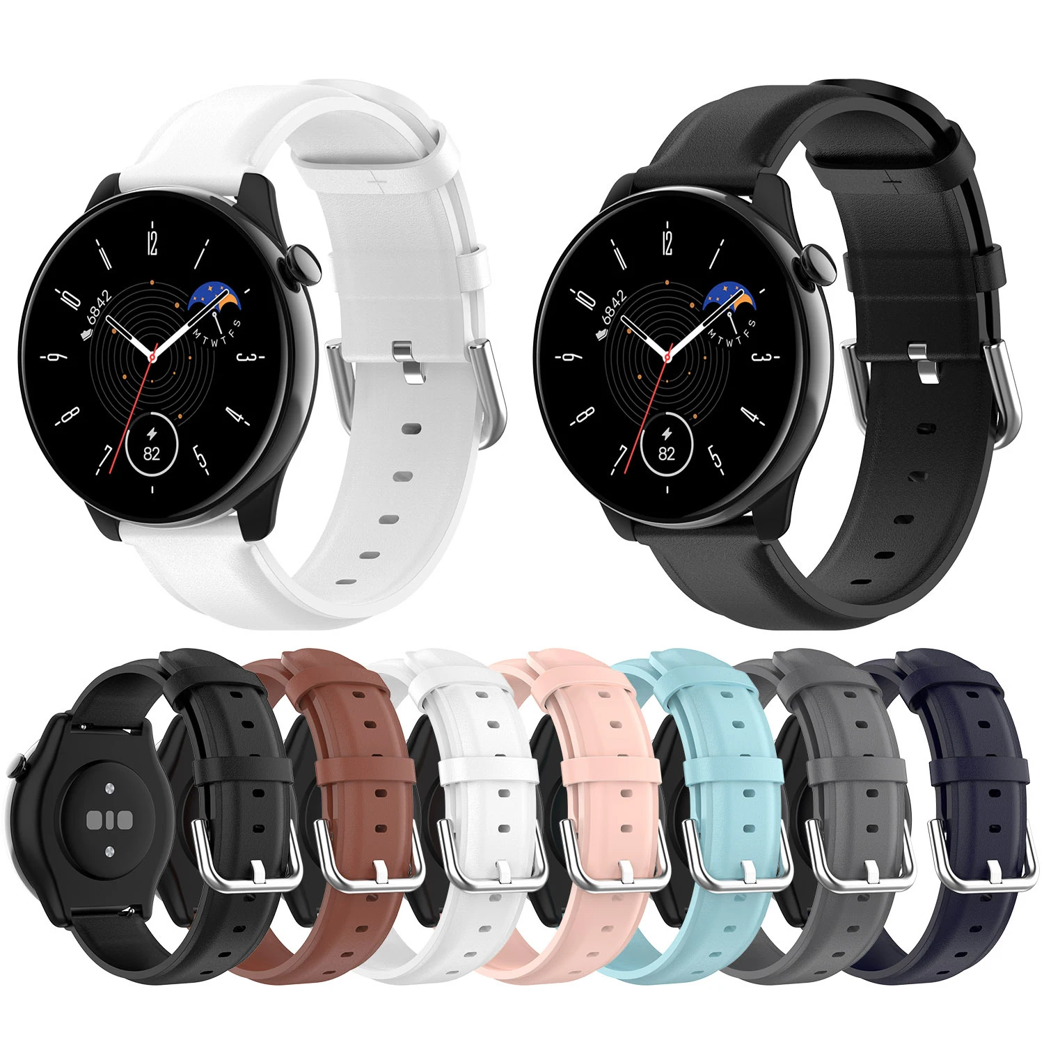 20 мм 22 кожаный ремешок для Amazfit GTR MINI из натуральной кожи Huami слой воловьей часов