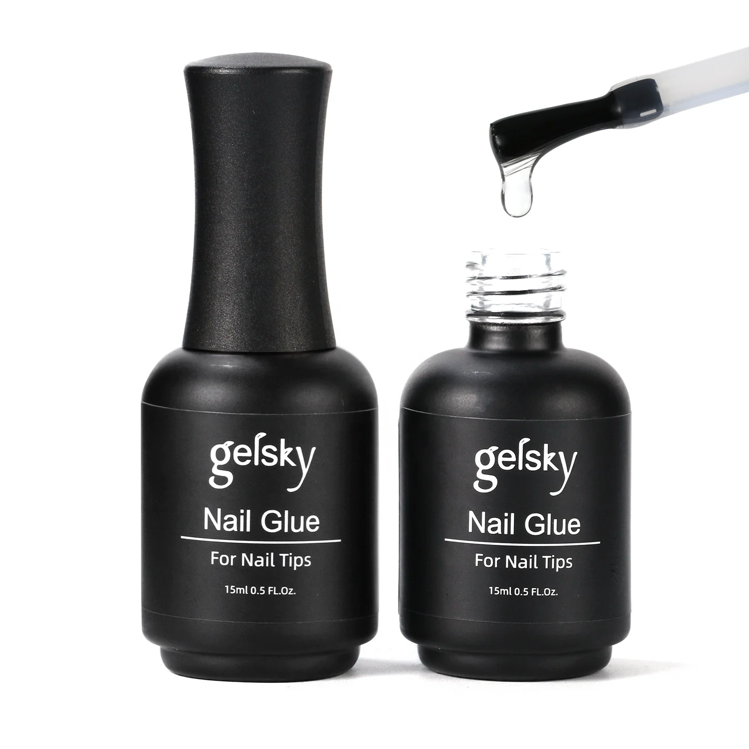 Gelsky Wholesale False Nail Glue Gel Solid Press On Nail Glue Nail Tips UV Gel Glue