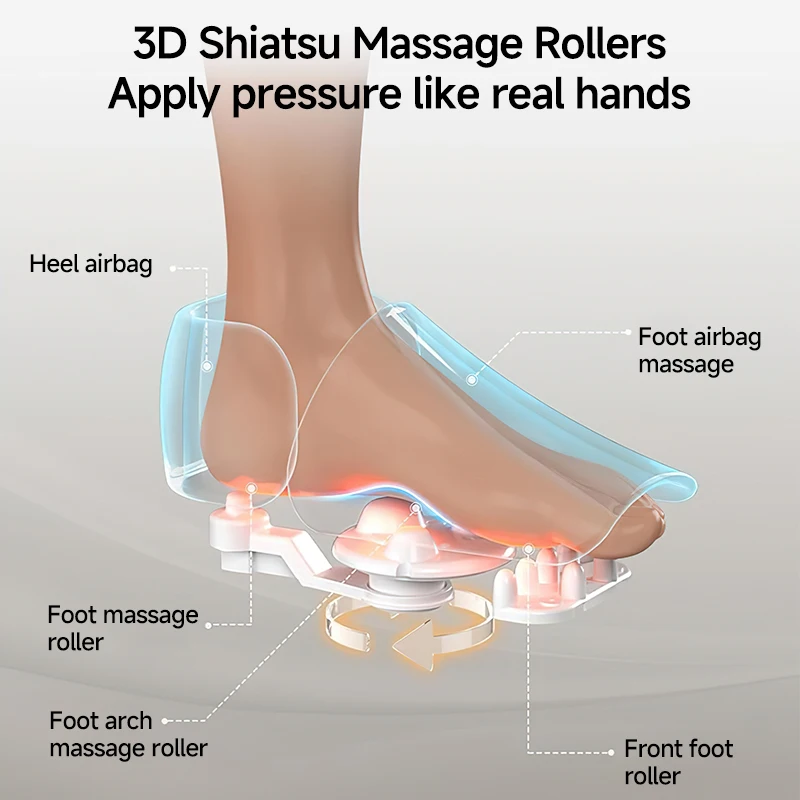 Innovative detachable 2 in 1 massager for leg foot  knees thighs, calves, arms massager machine