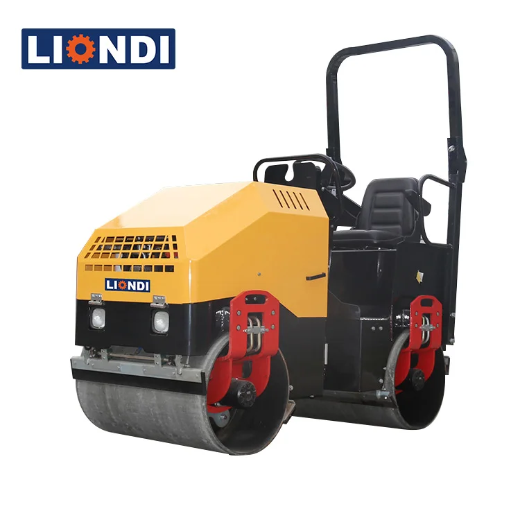 High Quality And Durable 1.5Ton Double Drums Full Hydraulic System Road Roller DVR-1500