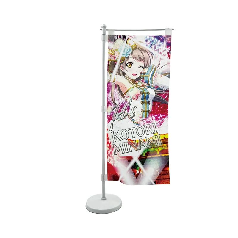 2024 JDM Mini Nobori Table Flag Stand Japanese Sake & Sushi Shop Sign for Travel Agency Promotions