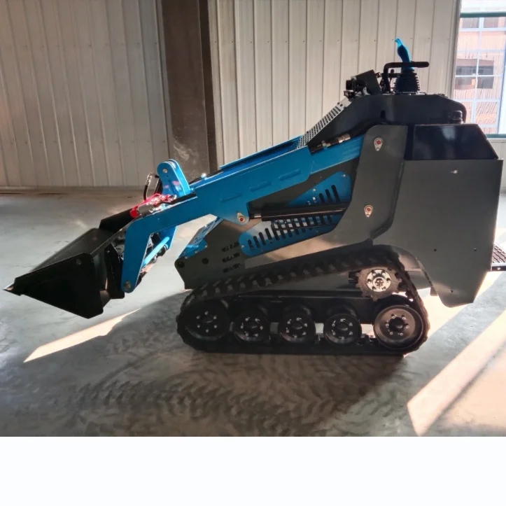 FREE SHIPPING kubota engine New Product 300kg 25hp Mini Skid Steer Loader Track Hydraulic Skid Steer For Sale