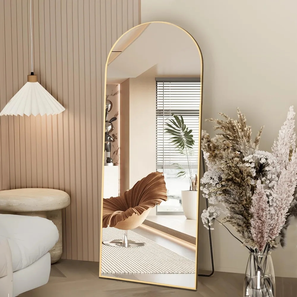 Aluminum Multiple Colors Household Wall Mounted Fitting Dressing Mirror Home Decor Stand Floor Mirrors Full Length Large Size