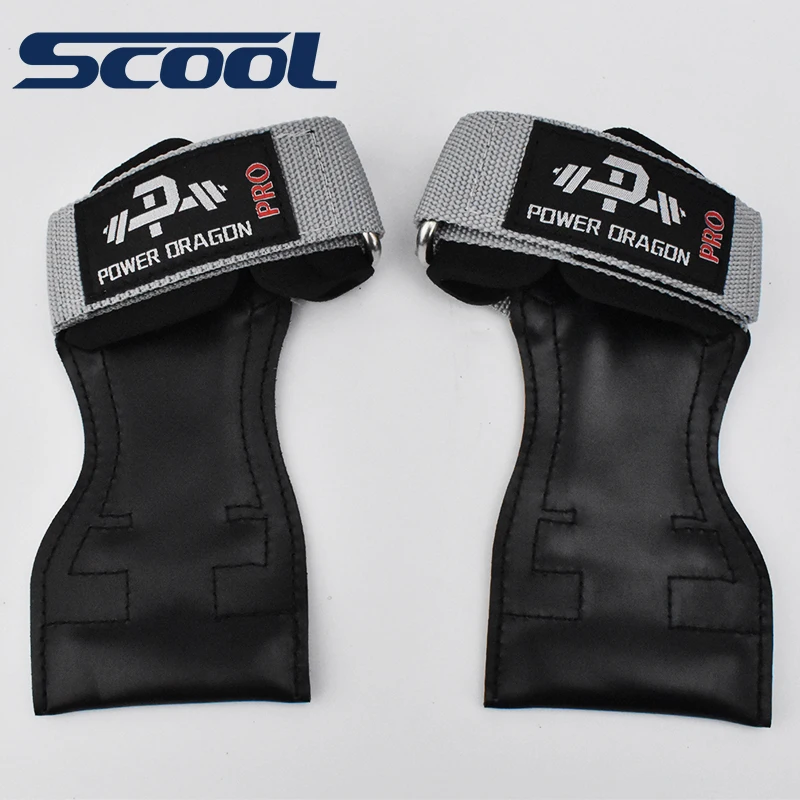 Custom Gymnastic Leather Grip Leather Palm Protectors Hand Grips Weight Lifting Type Hand Grips weightlifting straps