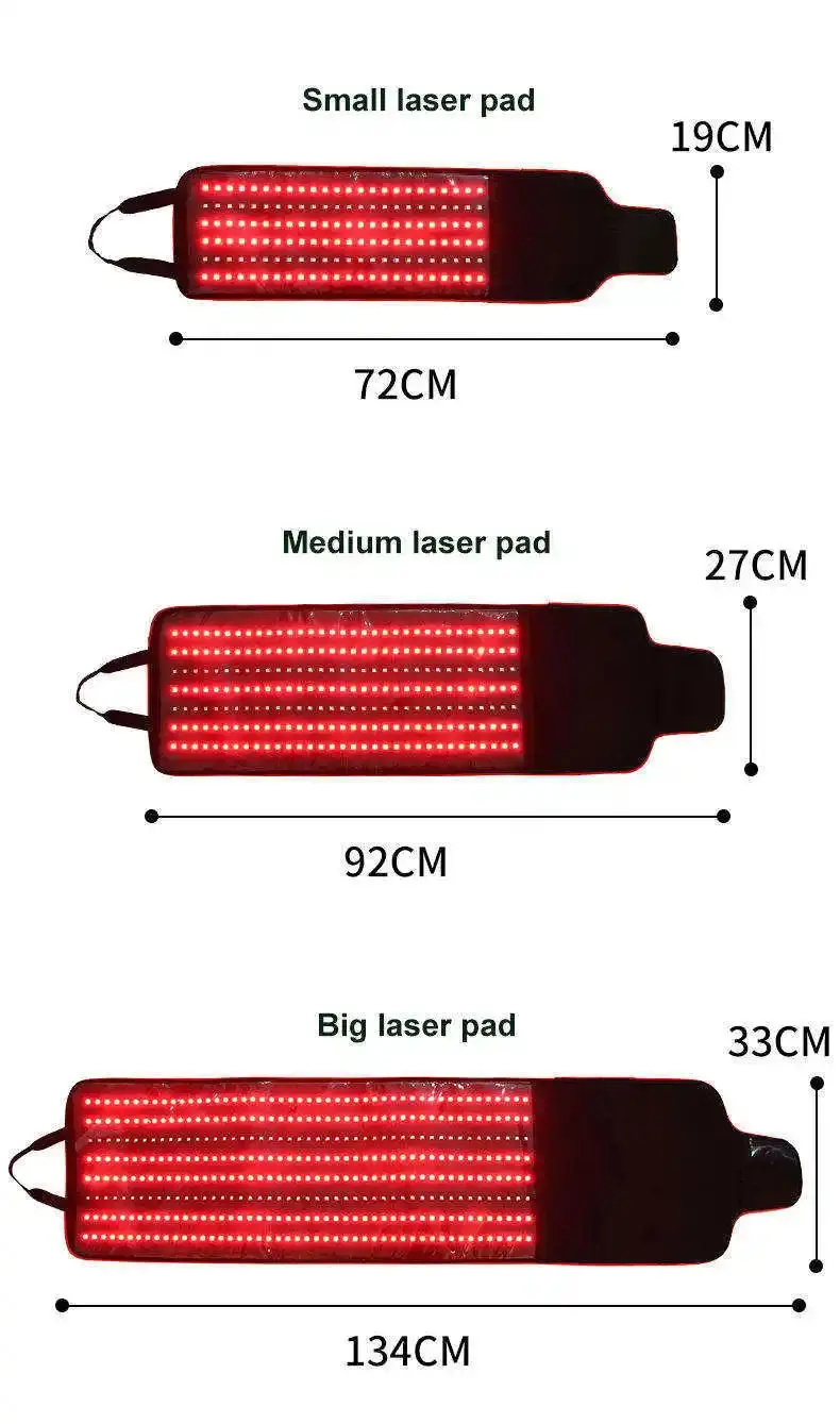 5D  full body weight loss lipo pads red led light contour light therapy body contouring slimming infrared heat massage machine