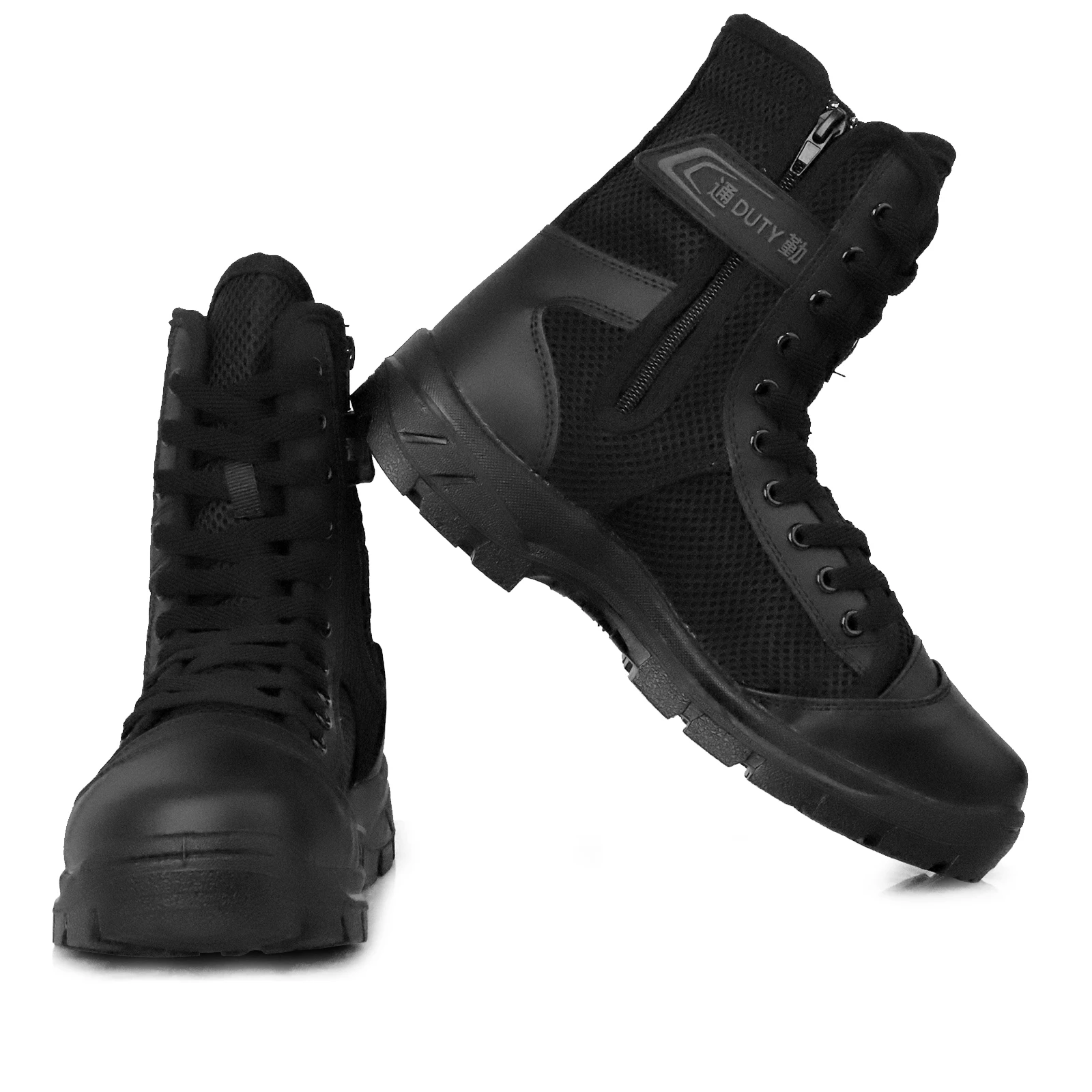 SN307 Cheap Wholesale Outdoor Tactical Boots Lightweight Mesh Fabric  Flat Outsole Breathable Hiking Shoes