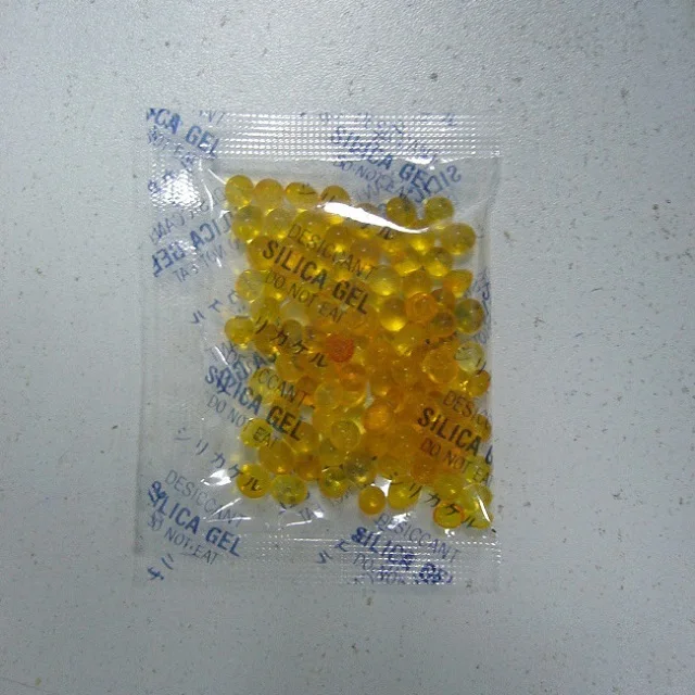 Orange indicating 2-4mm silica gel absorbent used in Precision Instruments Pharmaceuticals Petrochemicals