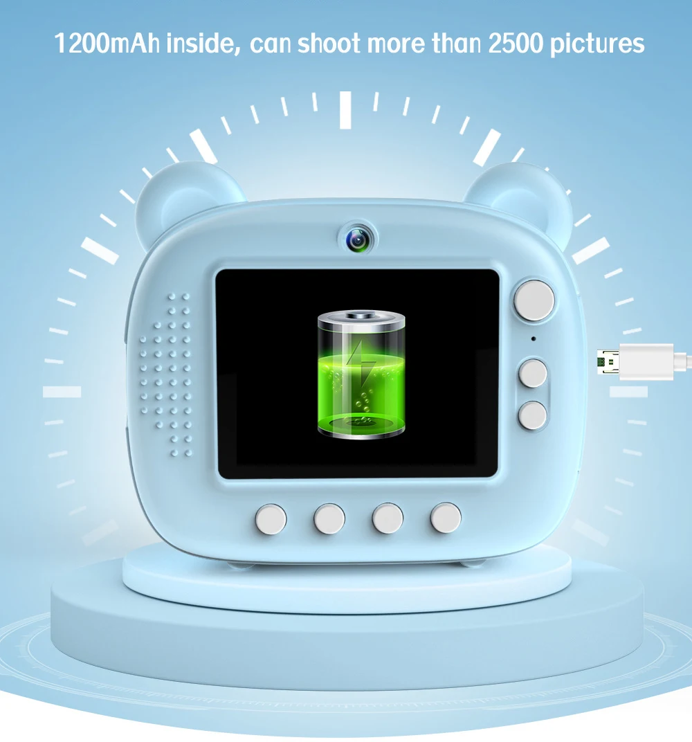 Hot Selling Children Instant Print Kids Camera Digital Comic Camera With Thermal Photo Paper Kids Gifts Toys