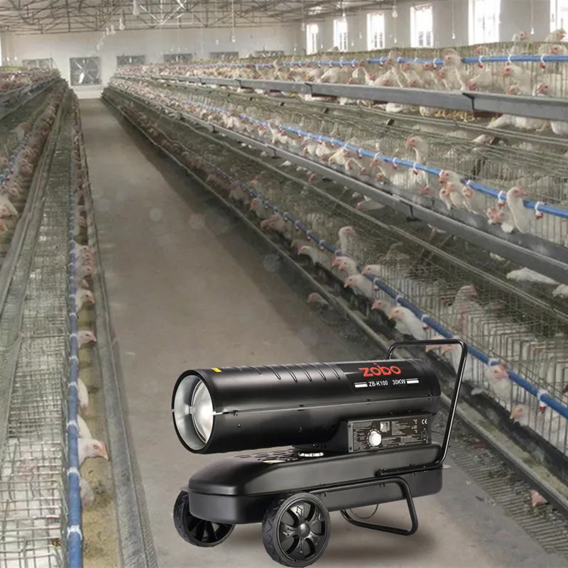 ZOBO ZB-K215 63 кВт, Тепличный дизельный керосиновый воздухонагреватель с CE ETL