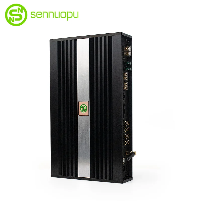 Sennuopu Car DSP Amplifier HIFI Sound Amplifiers Processor Universal HD Media Player Aluminum 8CH AMP 10CH Stereo 12V 1000W 7kg