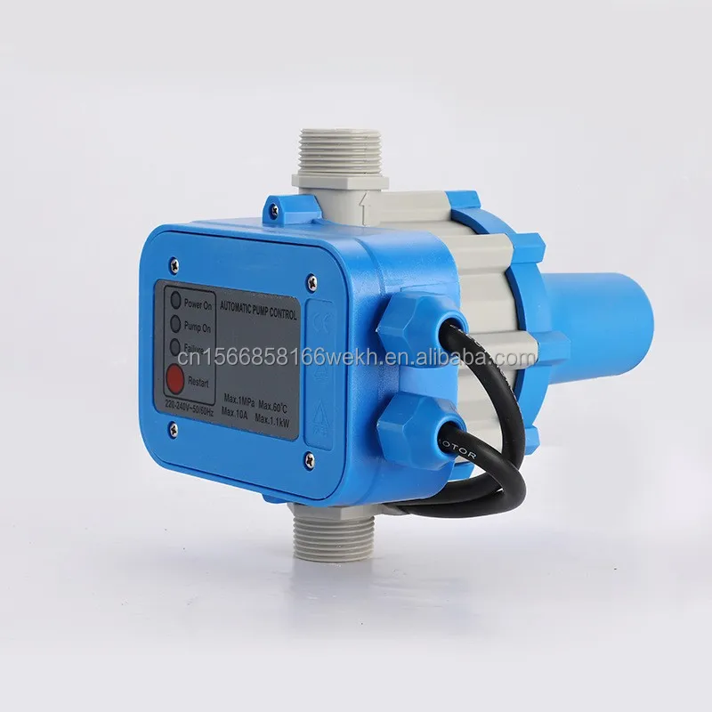 Water Pump Controller Automatic Water Pump Pressure Switch Electric Controller 220V 10A 1.1KW 1mpa Gear Pump DJ OEM 1.5HP 1year